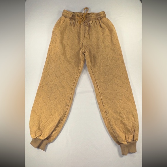 Oli And Hali • Quilted Joggers Mineral Wash Tie Dye Golden - Picture 1 of 16